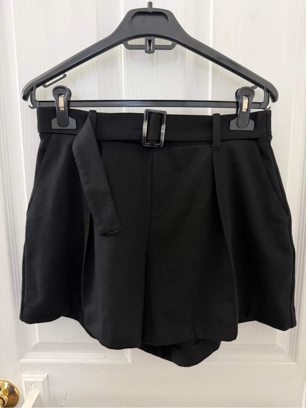 H&M Black Shorts with Belt